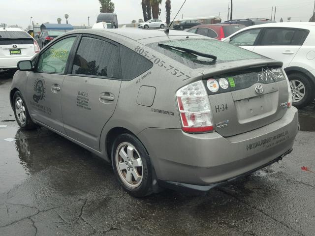 JTDKB20U763147859 - 2006 TOYOTA PRIUS SILVER photo 3