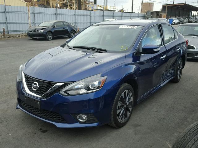 3N1AB7APXGY292388 - 2016 NISSAN SENTRA S BLUE photo 2