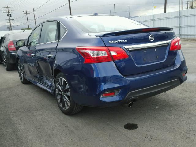 3N1AB7APXGY292388 - 2016 NISSAN SENTRA S BLUE photo 3