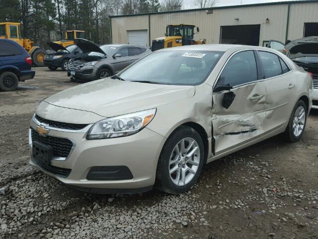 1G11C5SL6FF247621 - 2015 CHEVROLET MALIBU 1LT BEIGE photo 2