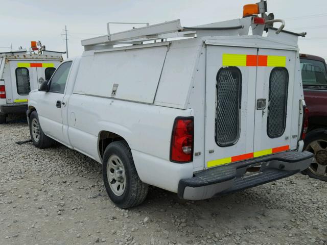 1GCEC14X67Z148959 - 2007 CHEVROLET SILVERADO WHITE photo 3