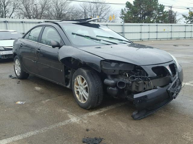 1G2ZG558X64166112 - 2006 PONTIAC G6 SE1 BLACK photo 1