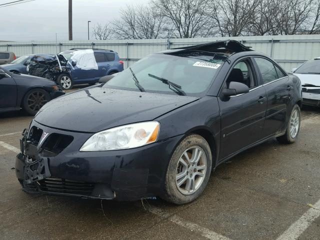 1G2ZG558X64166112 - 2006 PONTIAC G6 SE1 BLACK photo 2