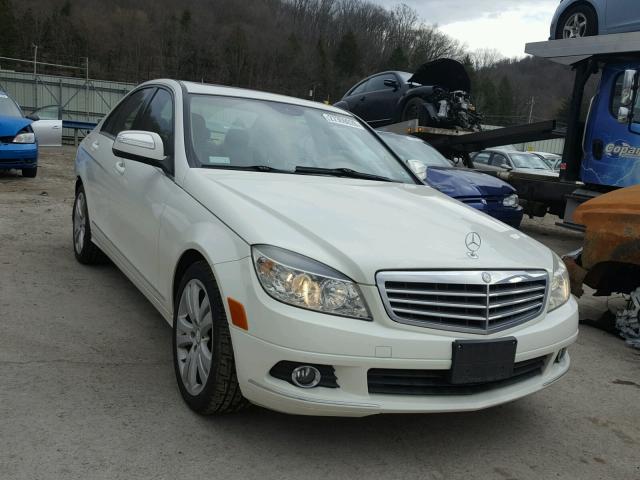 WDDGF81X38F095126 - 2008 MERCEDES-BENZ C 300 4MAT WHITE photo 1