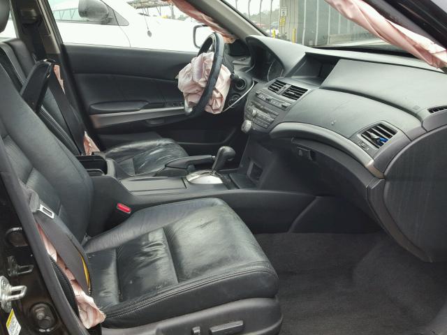 1HGCP36818A069780 - 2008 HONDA ACCORD EXL BLACK photo 5