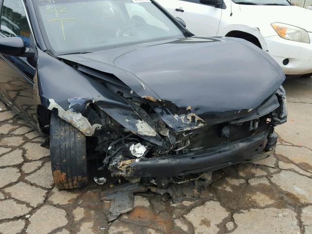 1HGCP36818A069780 - 2008 HONDA ACCORD EXL BLACK photo 9