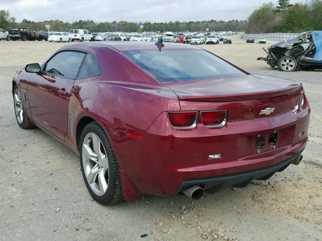 2G1FK1EJ4A9118936 - 2010 CHEVROLET CAMARO SS RED photo 3