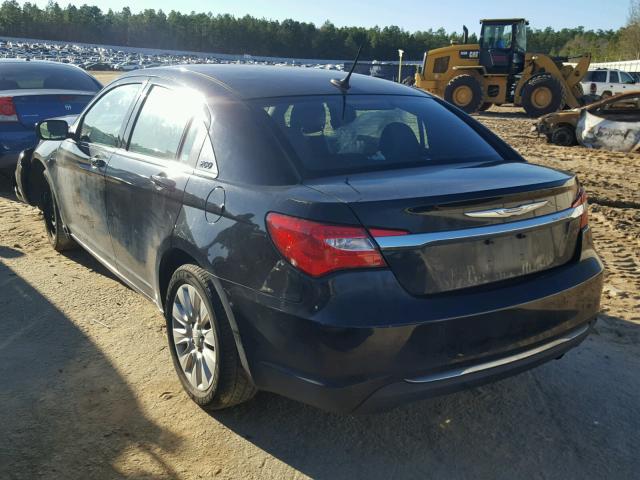 1C3CCBAB0DN686621 - 2013 CHRYSLER 200 LX BLACK photo 3