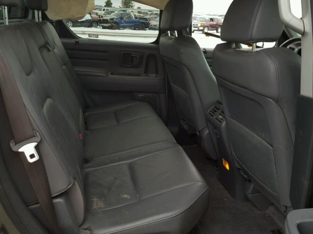 2HJYK16597H527560 - 2007 HONDA RIDGELINE GRAY photo 6