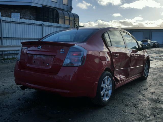 3N1AB61E79L680770 - 2009 NISSAN SENTRA 2.0 RED photo 4