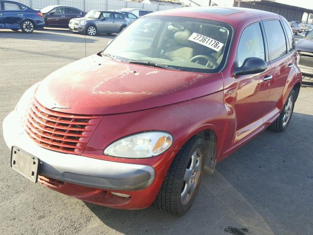 3C8FY68B72T243398 - 2002 CHRYSLER PT CRUISER RED photo 2