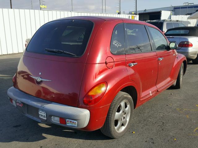 3C8FY68B72T243398 - 2002 CHRYSLER PT CRUISER RED photo 4