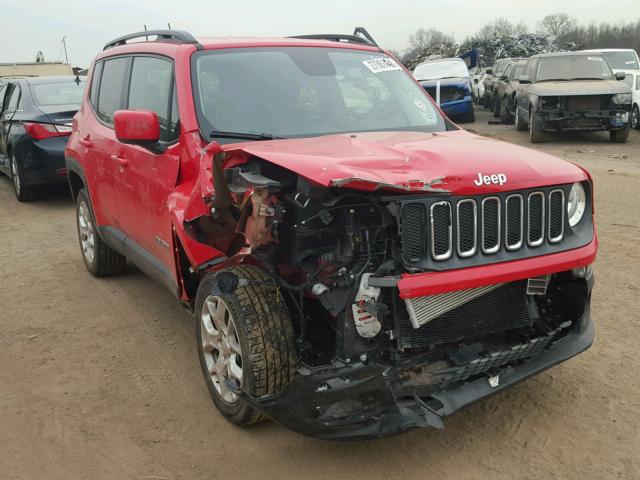 ZACCJBBT2FPC43180 - 2015 JEEP RENEGADE L RED photo 1