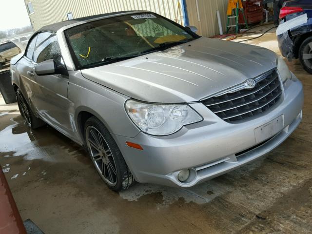 1C3LC55R68N627796 - 2008 CHRYSLER SEBRING TO SILVER photo 1