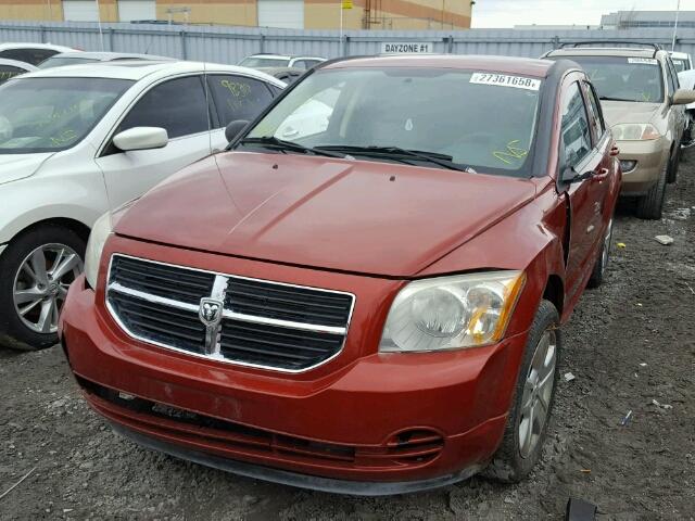 1B3HB48A29D216540 - 2009 DODGE CALIBER SX ORANGE photo 2