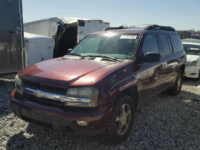 1GNET16SX66121563 - 2006 CHEVROLET TRAILBLAZE BURGUNDY photo 2