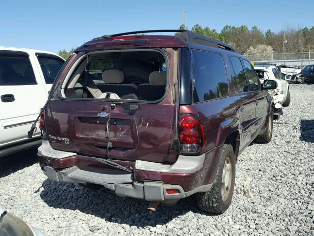 1GNET16SX66121563 - 2006 CHEVROLET TRAILBLAZE BURGUNDY photo 4