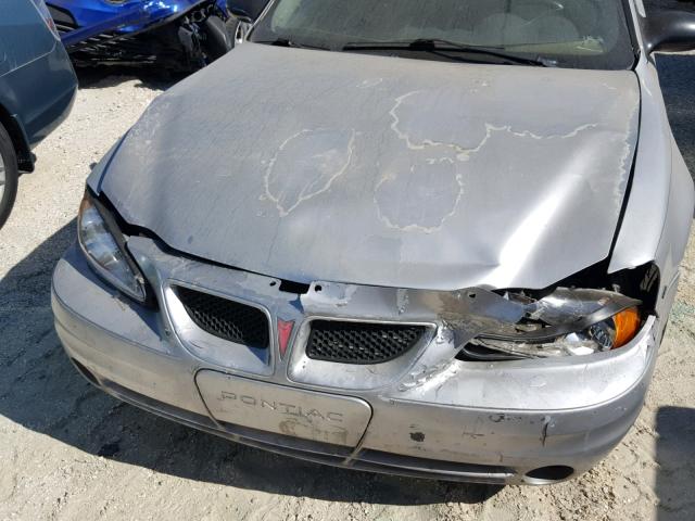 1G2NE52F14M640923 - 2004 PONTIAC GRAND AM S ვერცხლისფერი ფოტო 10