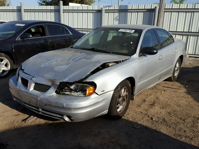 1G2NE52F14M640923 - 2004 PONTIAC GRAND AM S SILVER photo 2