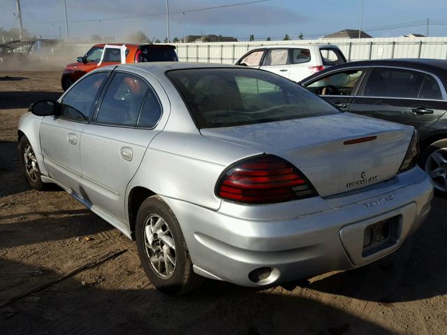 1G2NE52F14M640923 - 2004 PONTIAC GRAND AM S ვერცხლისფერი ფოტო 3