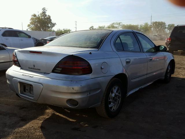 1G2NE52F14M640923 - 2004 PONTIAC GRAND AM S SILVER photo 4