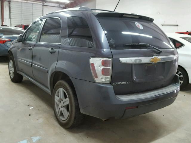 2CNDL53F986289965 - 2008 CHEVROLET EQUINOX LT CHARCOAL photo 3