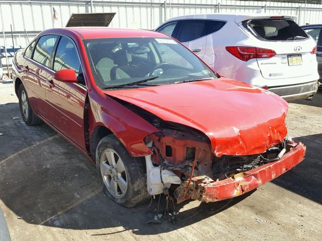 2G1WT58K579379431 - 2007 CHEVROLET IMPALA LT RED photo 1