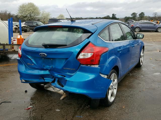 1FAHP3N21CL224459 - 2012 FORD FOCUS TITA BLUE photo 4