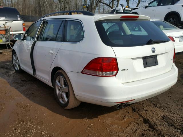 3VWPM71K69M273687 - 2009 VOLKSWAGEN JETTA SE WHITE photo 3