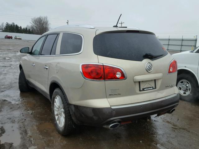 5GAER23778J105657 - 2008 BUICK ENCLAVE CX TAN photo 3