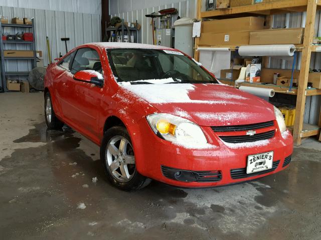 1G1AL12F257631603 - 2005 CHEVROLET COBALT LS RED photo 1