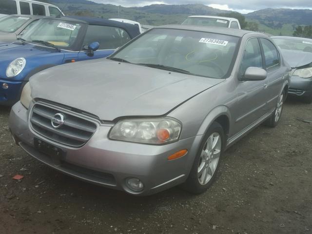 JN1DA31D92T441907 - 2002 NISSAN MAXIMA GLE GRAY photo 2