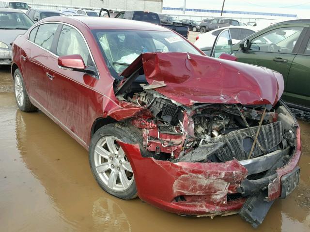 1G4GC5EG3AF115050 - 2010 BUICK LACROSSE C RED photo 1