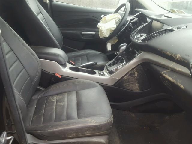 1FMCU9HX8DUA33376 - 2013 FORD ESCAPE SEL BLACK photo 5