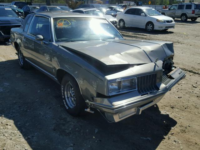 1G3AK47Y9EM330821 - 1984 OLDSMOBILE CUTLASS CA SILVER photo 1