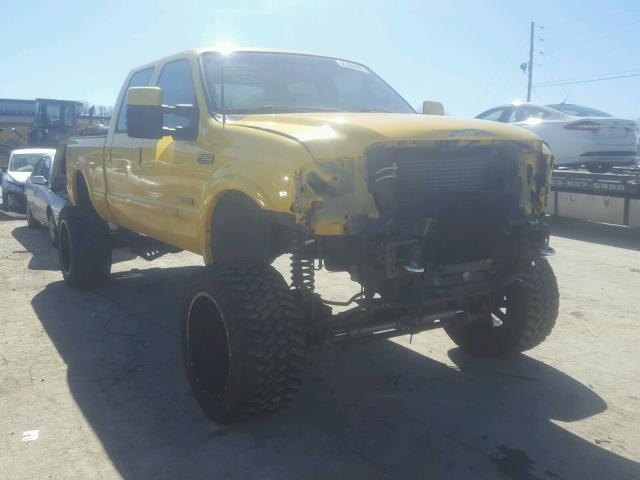 1FTSW21P96EA69716 - 2006 FORD F250 SUPER YELLOW photo 1