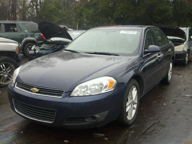 2G1WU583289220759 - 2008 CHEVROLET IMPALA LTZ BLUE photo 2