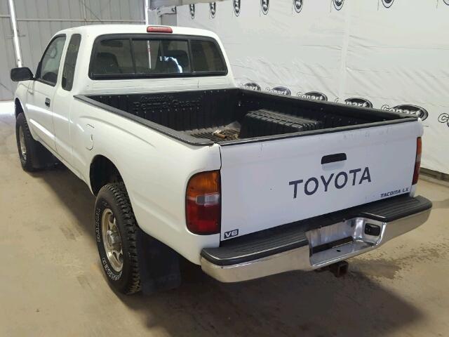 4TAWN72N8VZ246760 - 1997 TOYOTA TACOMA XTR WHITE photo 3