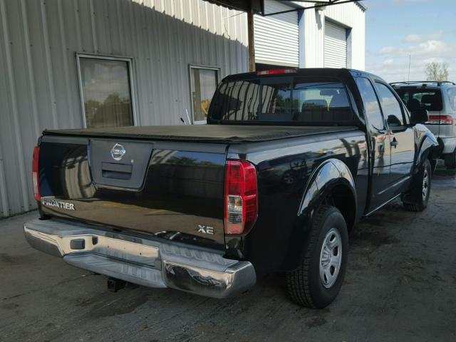 1N6BD06T36C467173 - 2006 NISSAN FRONTIER K BLACK photo 4