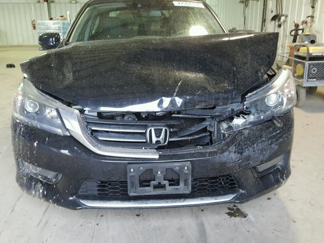 1HGCR2F85FA275590 - 2015 HONDA ACCORD EXL BLACK photo 9