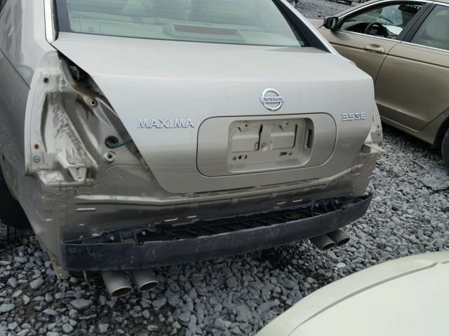 1N4BA41E45C835652 - 2005 NISSAN MAXIMA SE GOLD photo 9