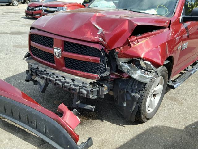 1C6RR6FT2DS724047 - 2013 RAM 1500 ST RED photo 9