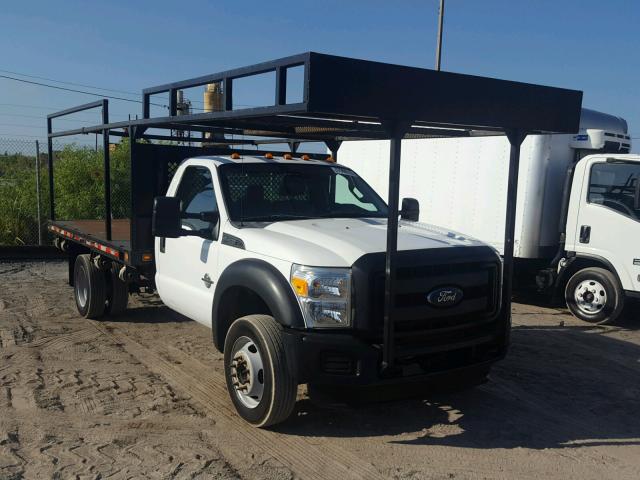 1FDUF4GT0DEA78631 - 2013 FORD F450 SUPER WHITE photo 1