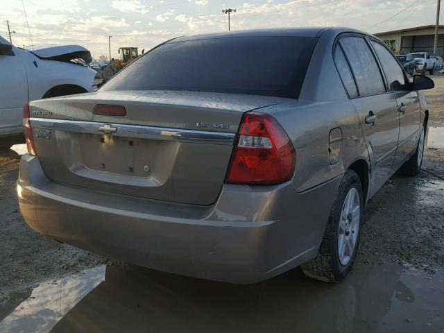 1G1ZT58N08F147691 - 2008 CHEVROLET MALIBU LT BEIGE photo 4