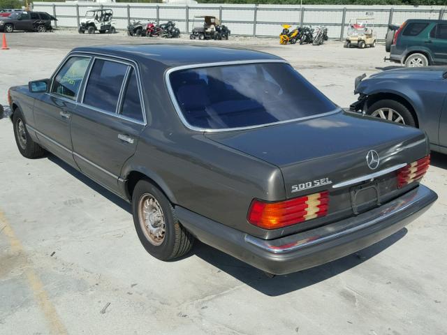 WDBCA37D6FA153133 - 1985 MERCEDES-BENZ 500 SEL GRAY photo 3