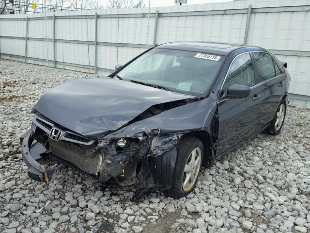 1HGCM56785A132963 - 2005 HONDA ACCORD EX GRAY photo 2