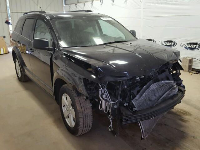 3C4PDCAB7ET235428 - 2014 DODGE JOURNEY SE BLACK photo 1