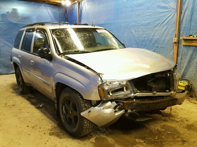 1GNDT13S342294877 - 2004 CHEVROLET TRAILBLAZE SILVER photo 1