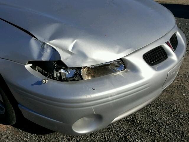 1G2WP52KX1F222548 - 2001 PONTIAC GRAND PRIX Gümüş foto 9