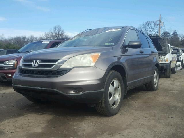 5J6RE4H33BL065581 - 2011 HONDA CR-V LX BROWN photo 2